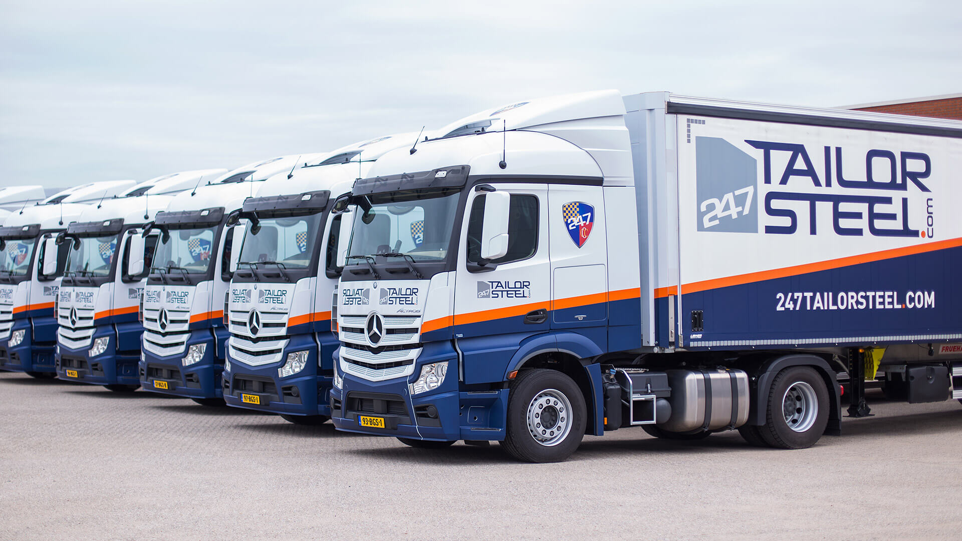 Our own logistics fleet