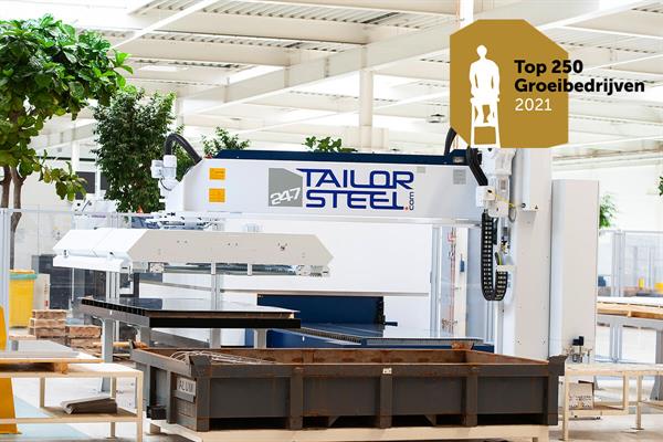 247TailorSteel in top 250 Groeibedrijven 2021