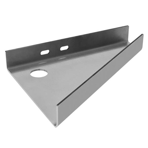 Machined steel plate